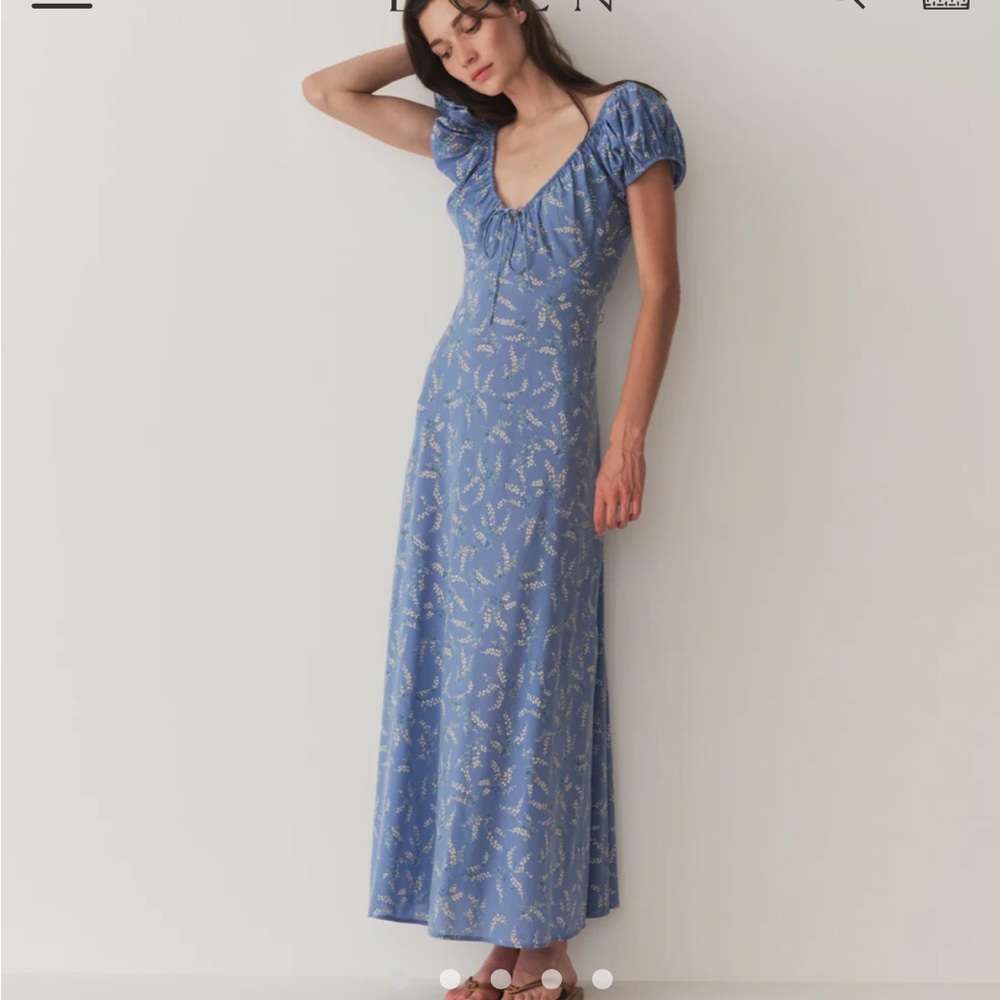 DOEN SOFIA DRESS -- LAPIS BLUEBELL BALLAD